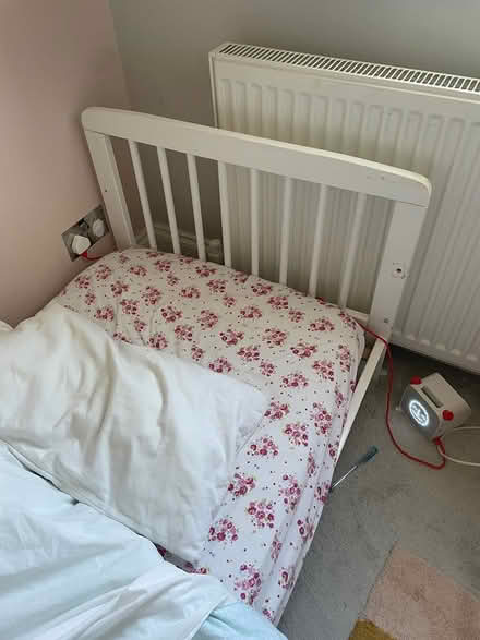 Photo of free White toddler bed (Oldfield Park BA2) #4