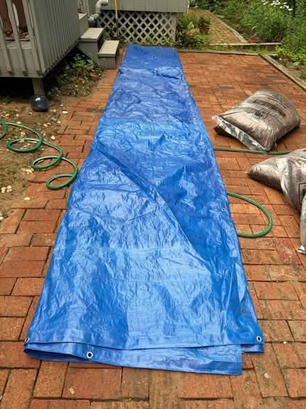 Photo of free Huge blue tarp 20 x 32 ft (Glastonbury Center) #1