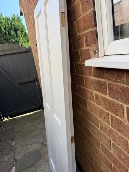 Photo of free 6 white internal wooden doors (Swarkestone DE73) #2