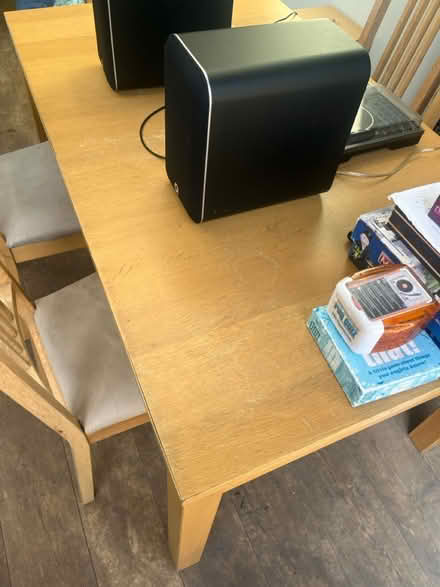 Photo of free Extendable IKEA table and 8 chairs (Teddington TW11) #1