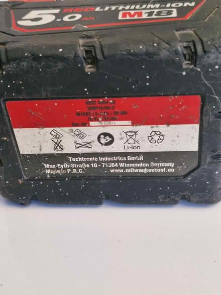 Photo of free Milwaukee batteries M12 & M18 (Ipswich, IP3 IP3) #4