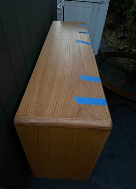 Photo of free Sturdy six-drawer wooden dresser (1089 West Olive Avenue) #4