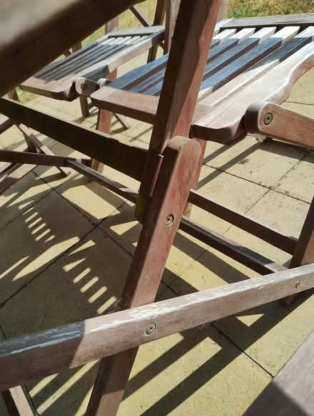 Photo of free Garden table and 8 chairs (Shalford GU4) #2