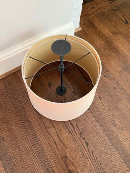 Photo of free 2 - 10” High Linen Drum Lampshades (North Cleveland Park) #2
