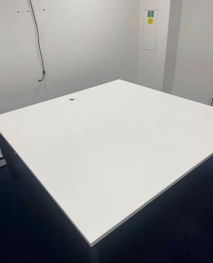 Photo of free Large White Office Desk 160 x 163 (North Bristol BS7) #2