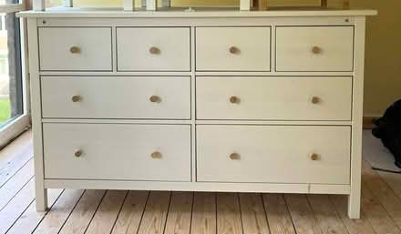 Photo of free White IKEA Hemnes chest of drawers (Shawlands, G41) #1