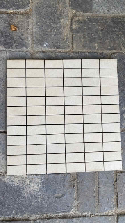 Photo of free Beige mosaic tiles (Perry Vale SE23) #1