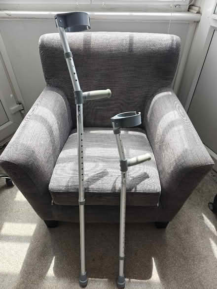 Photo of free Adjustable Crutches 64-94cm (Ravenscourt Park W6) #1