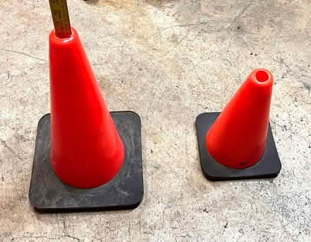 Photo of free Plastic warning cones (Bothell - Canyon Park) #1