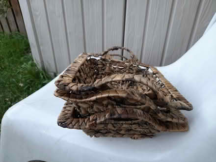 Photo of free 3 woven baskets (Liversedge WF15) #1
