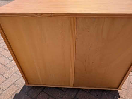 Photo of free pine cabinet used for storage (West Beech Avenue SS11) #3