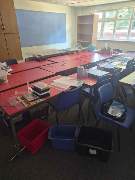 Photo of free Old pupil desks and chairs (RH20 1PB) #4