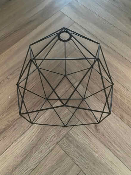 Photo of free Black wire lampshade (Stubbington) #2