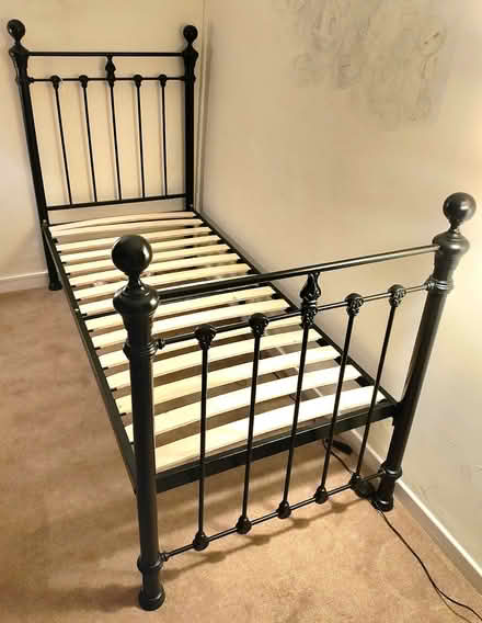 Photo of free 2 x Single Classic Metal Frame Beds (Llandderfel Bala LL23) #4