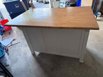 Photo of free Kitchen island / butcher block (Chelmsford center) #2