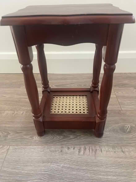 Photo of free small wooden side table (Sandal WF2) #2