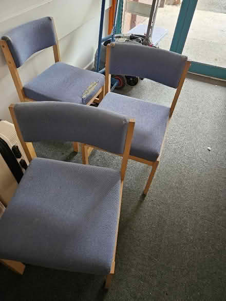 Photo of free Blue Chairs (Airedale WF10) #1