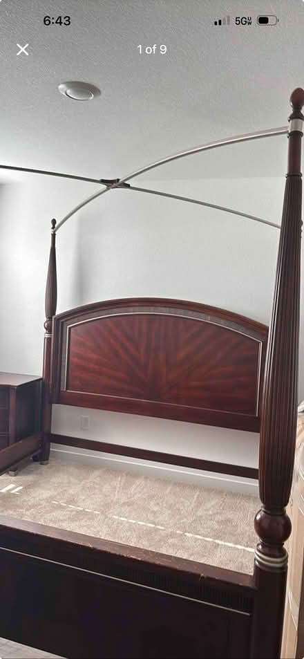 Photo of free Wooden canopy bedroom suite (Elizabeth) #2