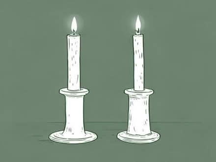 Photo of Large pair of candlesticks (Weston BA1) #1