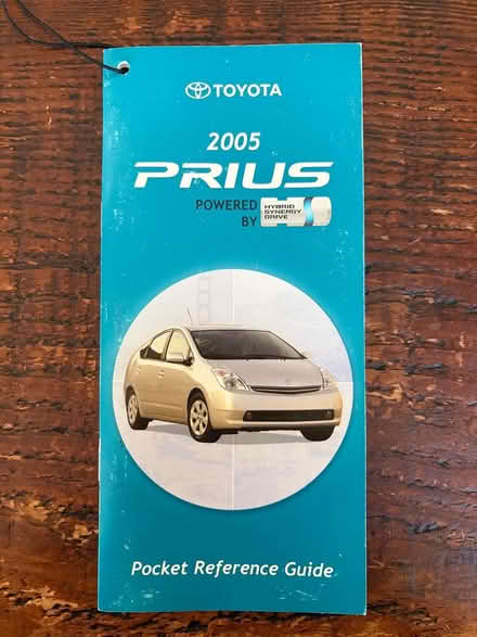 Photo of free 2005 Prius Pocket Reference Guide (Pt Richmond) #1