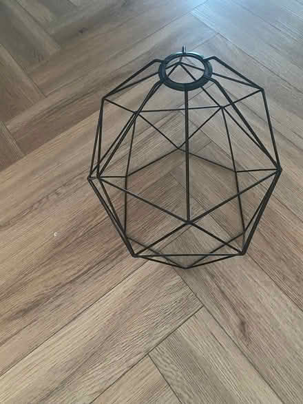 Photo of free Black wire lampshade (Stubbington) #1