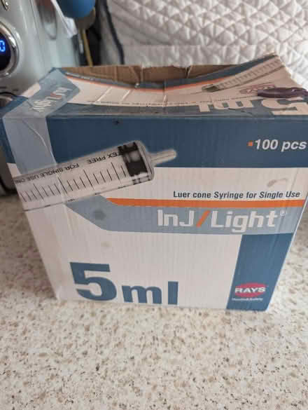 Photo of free Box of 5 ml syringes BRAND NEW (Wigton CA7) #1