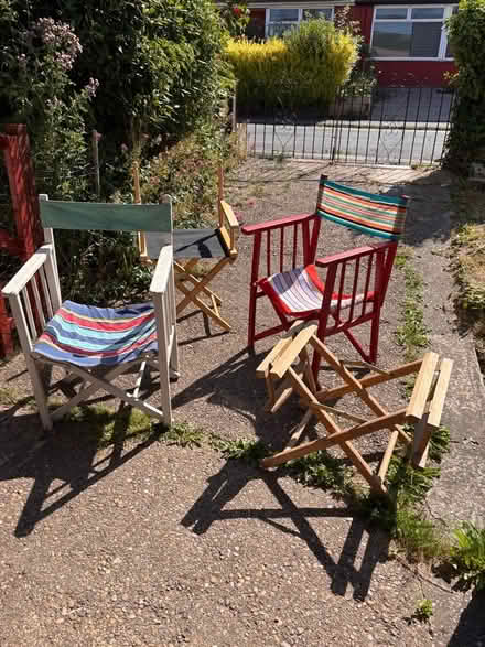 Photo of free Directors chairs a couple in need of restoration (Stocksbridge S36) #1