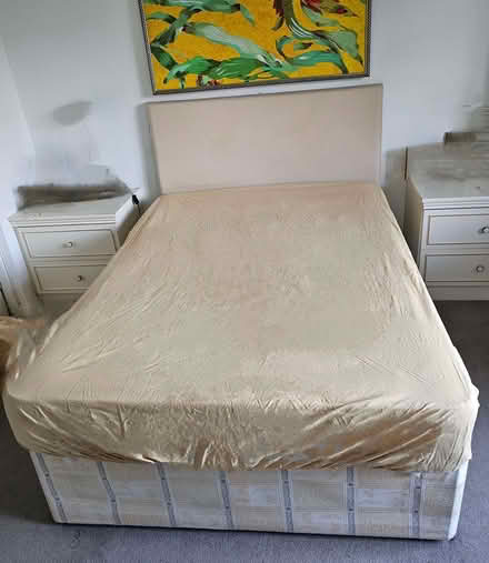 Photo of free Double bed with head board and mattress (Henly's Corner N3) #1