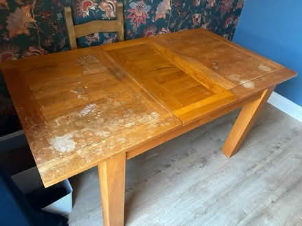 Photo of free Oak Table Extending 4-6 Seater (Melbourn Royston SG8) #2