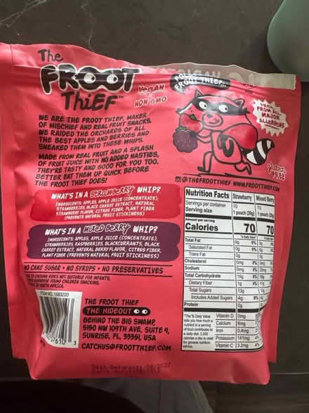 Photo of free The Fruit Thief Real Fruit Whips (Countryside) #2