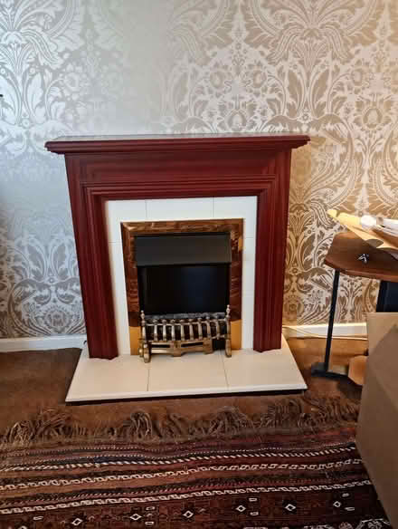 Photo of free Decorative fireplace with electric fire. (Cromer NR27) #1