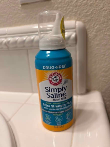 Photo of free Saline nasal spray (east Petaluma) #1