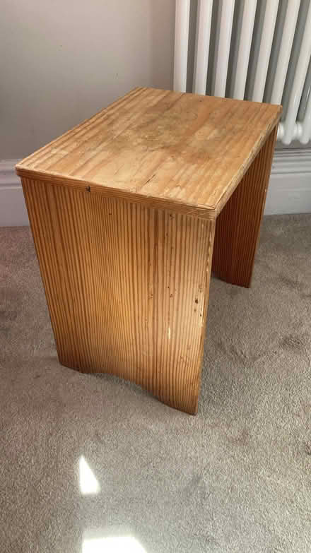Photo of free Pine side table/ stool (Sharrow S11) #2