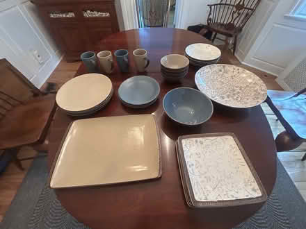 Photo of free 27-Piece Nautica Dinnerware Set (Fairfield CT) #1
