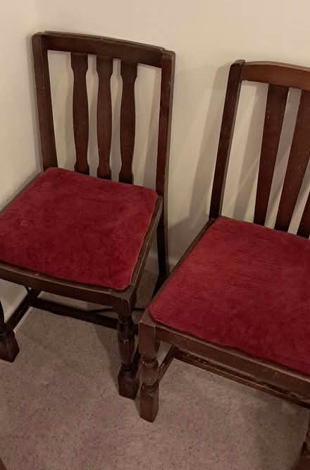 Photo of free 2 x Ercol dining chairs (Crawley OX29) #1