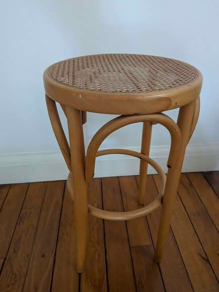 Photo of free Cane-seat kitchen stool (Old Road OX3) #1