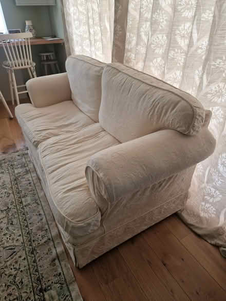 Photo of free Cream sofa (Birdham) #1