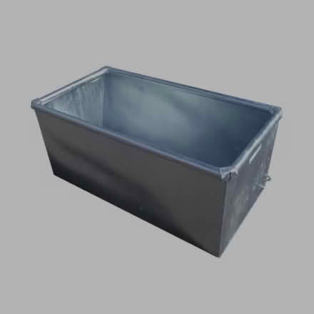 Photo of Black rectangular tub/gavenised tan (Croydon) #2