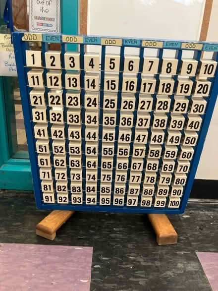 Photo of free Vintage counting numbers display (Davis Sq, Somerville) #1