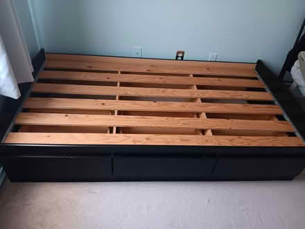 Photo of free Twin Platform Storage Bed (Guelph - Imperial and Willow) #1