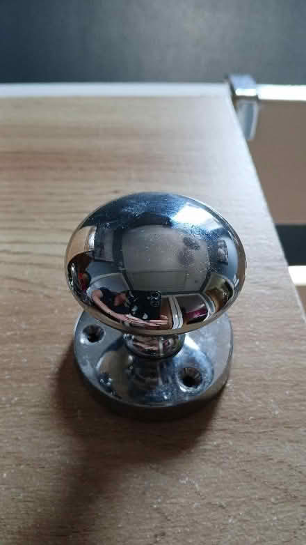 Photo of free Chrome door knobs (Bowerhill SN12) #2