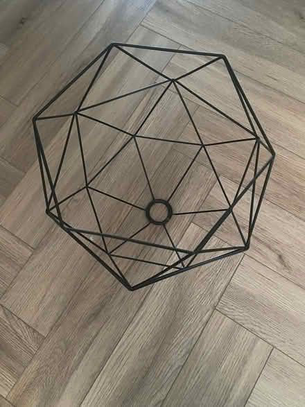 Photo of free Black wire lampshade (Stubbington) #3
