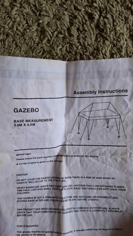 Photo of free Large Gazebo (Beckenham, BR3) #3