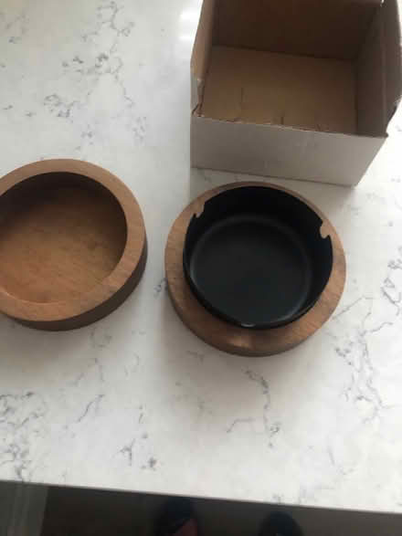 Photo of free New personalised wooden ashtray (Lytham FY8) #3