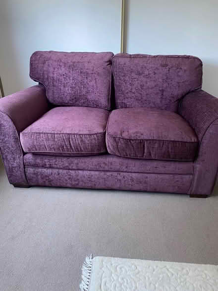 Photo of free 2 seater sofa (Carlyon Bay PL25) #1