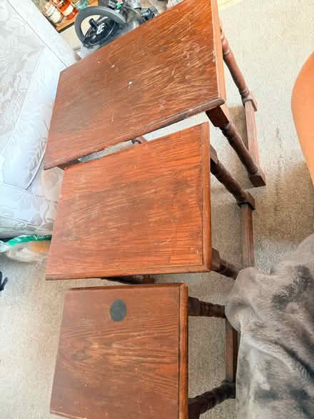 Photo of free Nest of 3 coffee tables (Lostock Hall PR5) #3