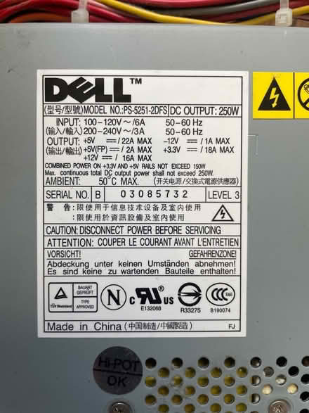 Photo of free Laptop power supply (Walton Manor OX2) #2