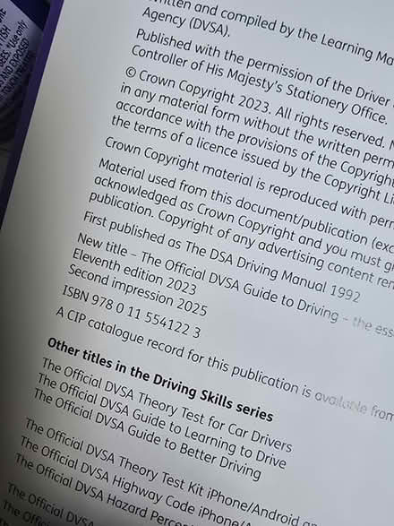 Photo of free Official DVSA guide to driving (Bicester OX25 3) #2
