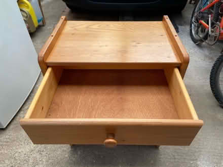 Photo of free Bedside table in natural wood (Amersham Common HP7) #2