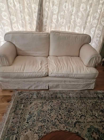 Photo of free Cream sofa (Birdham) #2